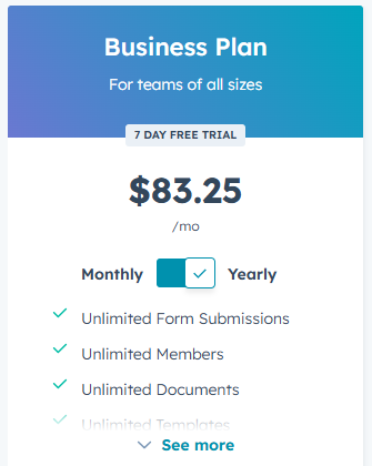 BoloForms pricing